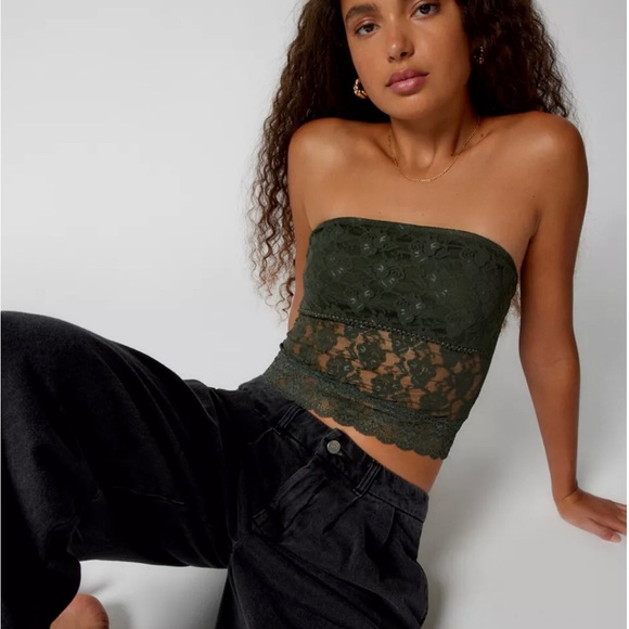 Urban Outfitters Lace Tube Top - Picture 2 of 8